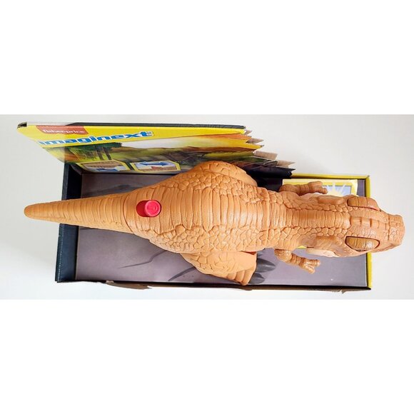 Fisher-Price Imaginext Jurassic World Thrashin Action T. Rex Toy Figure - Picture 4 of 7